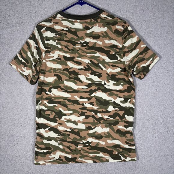 Puma T Shirt Men’s Size M Athletic Fit Camo Stretch Logo - Picture 9 of 11